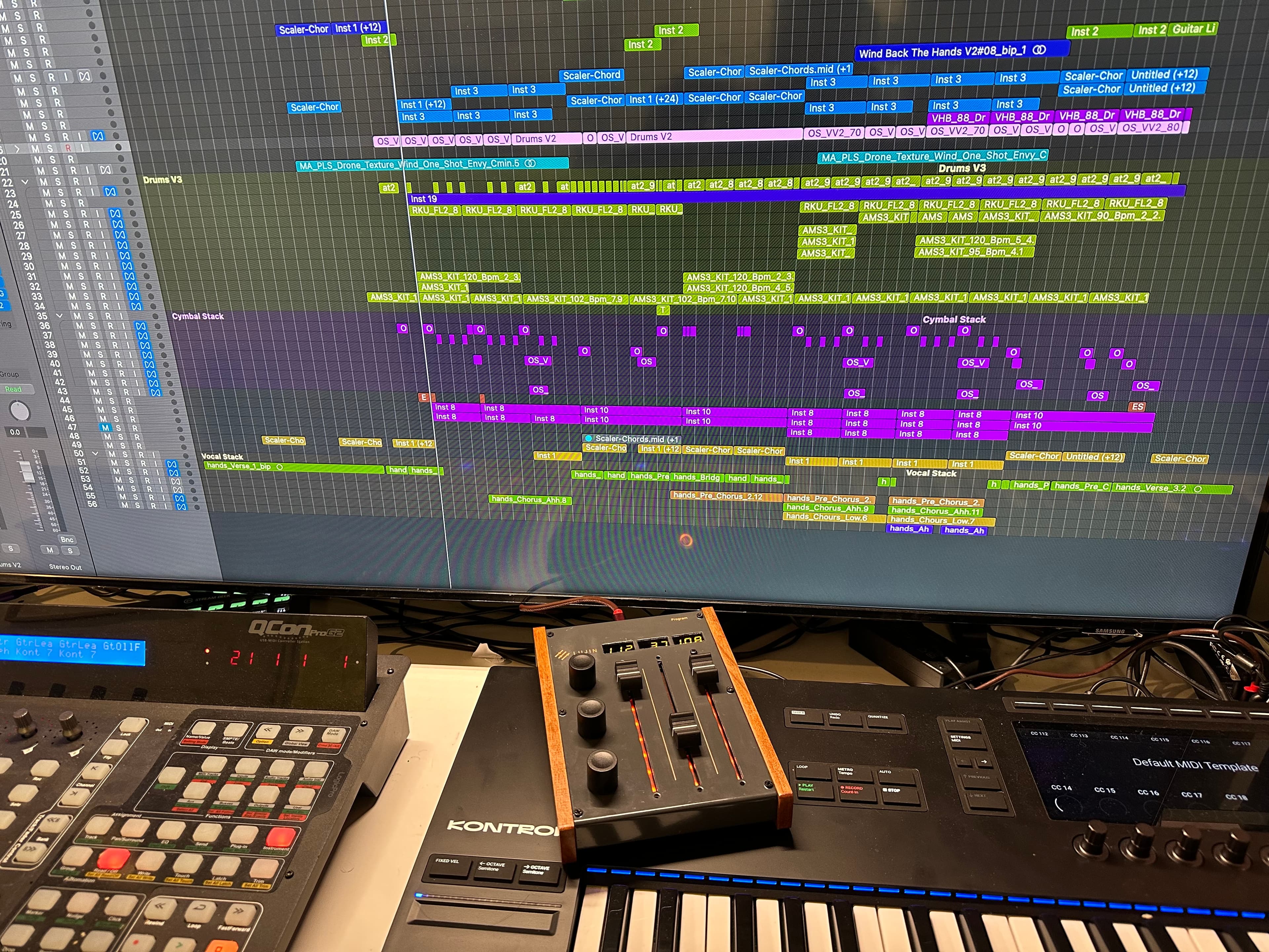 Studio with Cubase